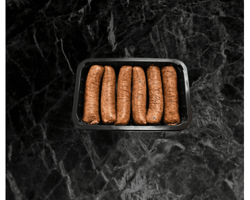 Pork and black pudding sausages 6 pack